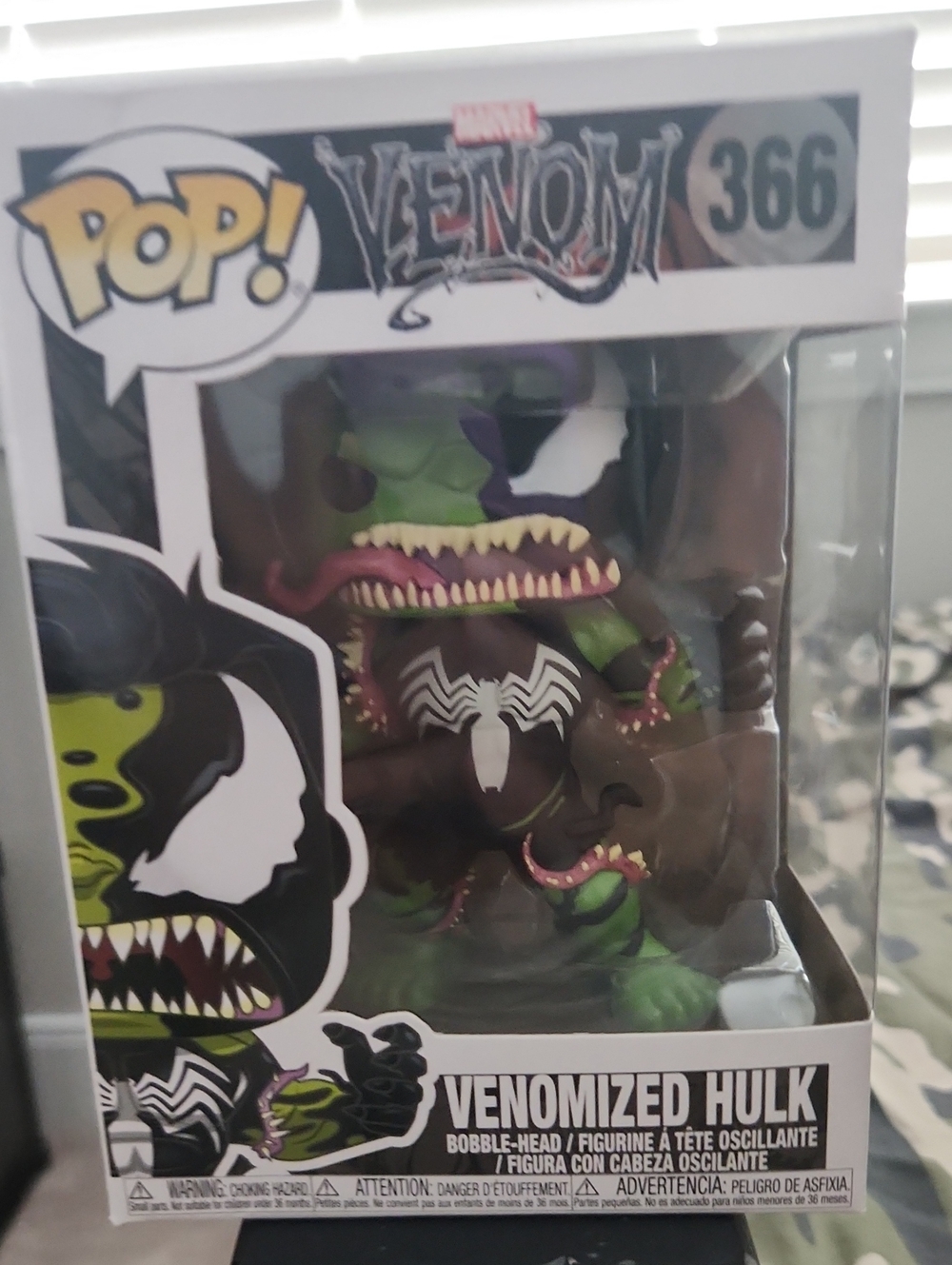 Funko Venomized Hulk Green and Black Vinyl Figure